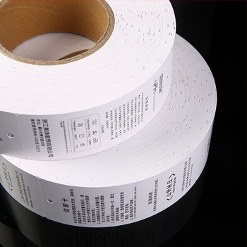 Ruhacímke nyomtató - hőpapír, digitális nyomtatás, ruhacímkékhez, Zhongtuo Packaging, származás: Wenzhou