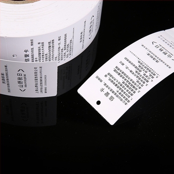 Ruhacímke nyomtató - hőpapír, digitális nyomtatás, ruhacímkékhez, Zhongtuo Packaging, származás: Wenzhou