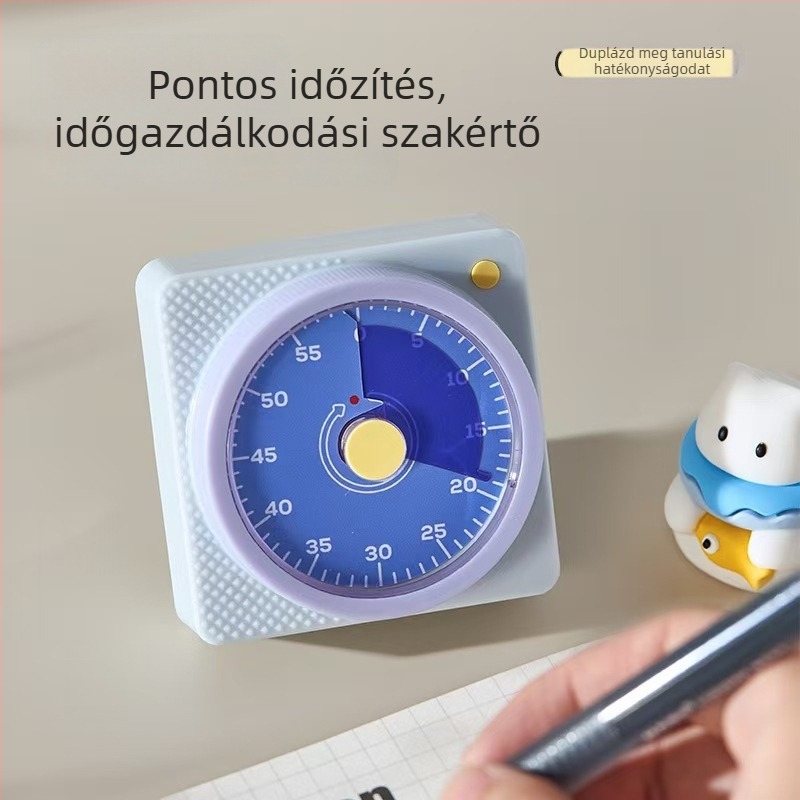 Konyhai időmérő általános iskolások számára, önfegyelem és időgazdálkodás visszaszámláló, emlékeztető a középiskolai tanuláshoz.