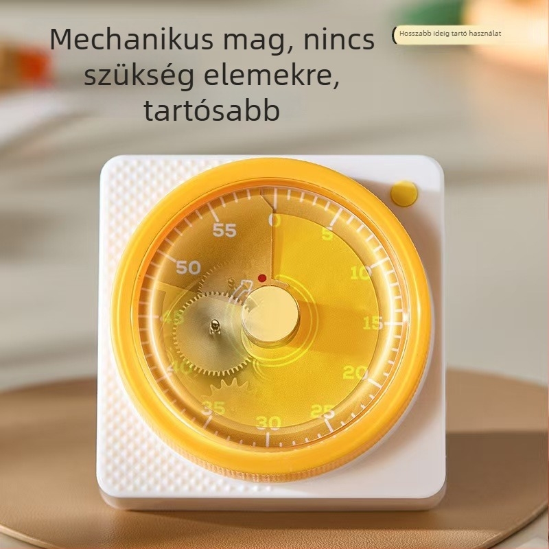 Konyhai időmérő általános iskolások számára, önfegyelem és időgazdálkodás visszaszámláló, emlékeztető a középiskolai tanuláshoz.