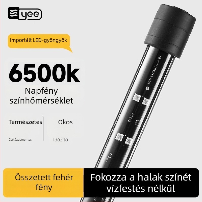 Yee akvárium világítás, üveg test, súly 1,2 kg, termék kód AL855711375452