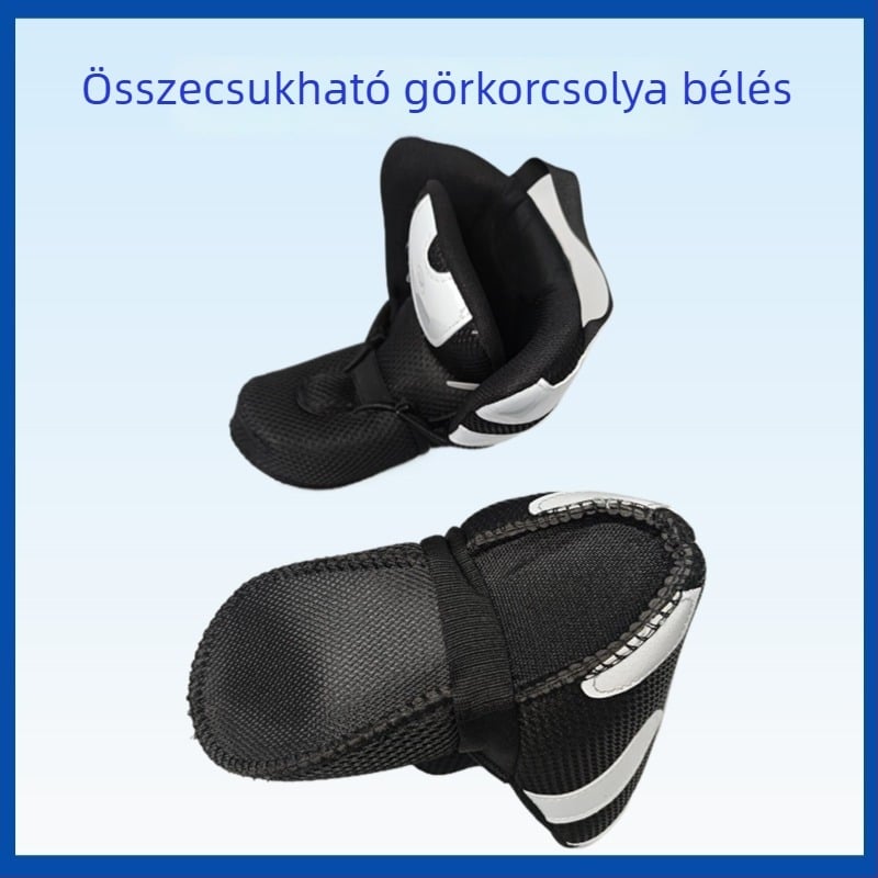 Inline korcsolya bélés | PU+háló felső rész, talp: gumi, kerék típusa: egysoros, univerzális illeszkedés, cserélhető bélés, lélegző és kényelmes