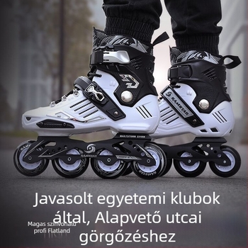 Görkorcsolyák felnőtteknek, uniszex kezdőknek, egysoros kerekekkel