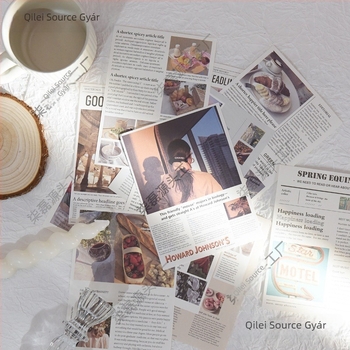 Fotózás háttere – DIY papír alap, retro egyszerű stílus, magazinposzter háttér