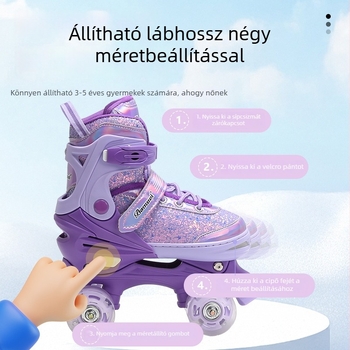 Görkorcsolya - PU+háló felső rész, két sor kerék, PU kerék, talp PP/PA