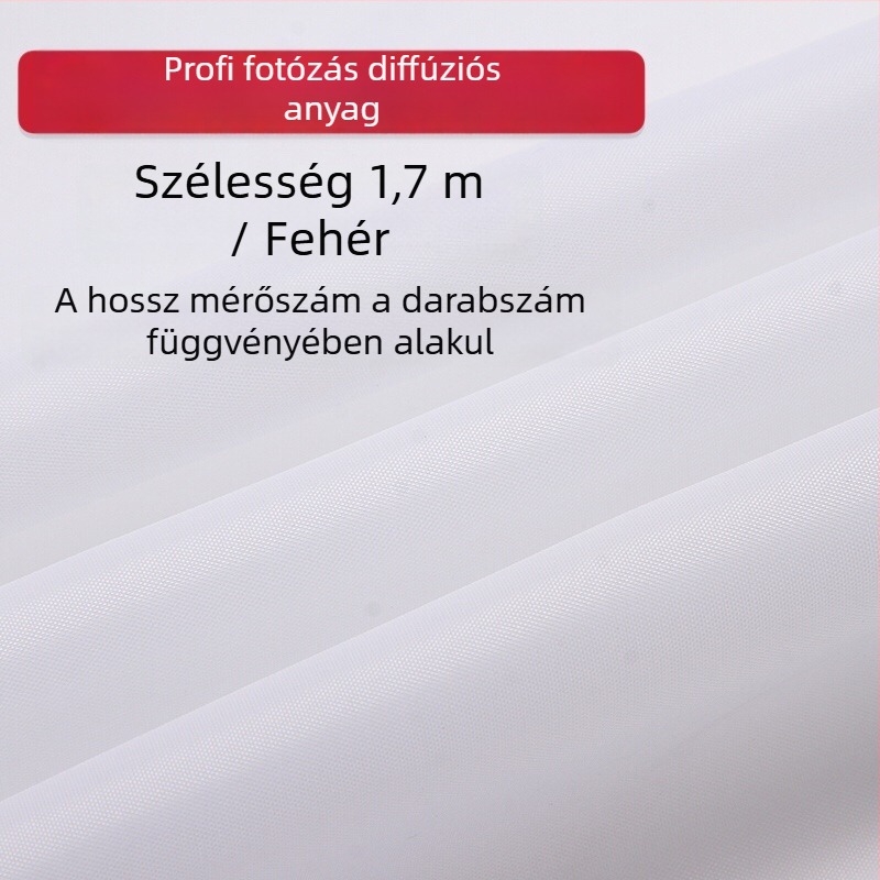 Fényképészeti hátfal poliészterből – diffúziós fényt adó anyag stúdióhoz, világítást átengedő
