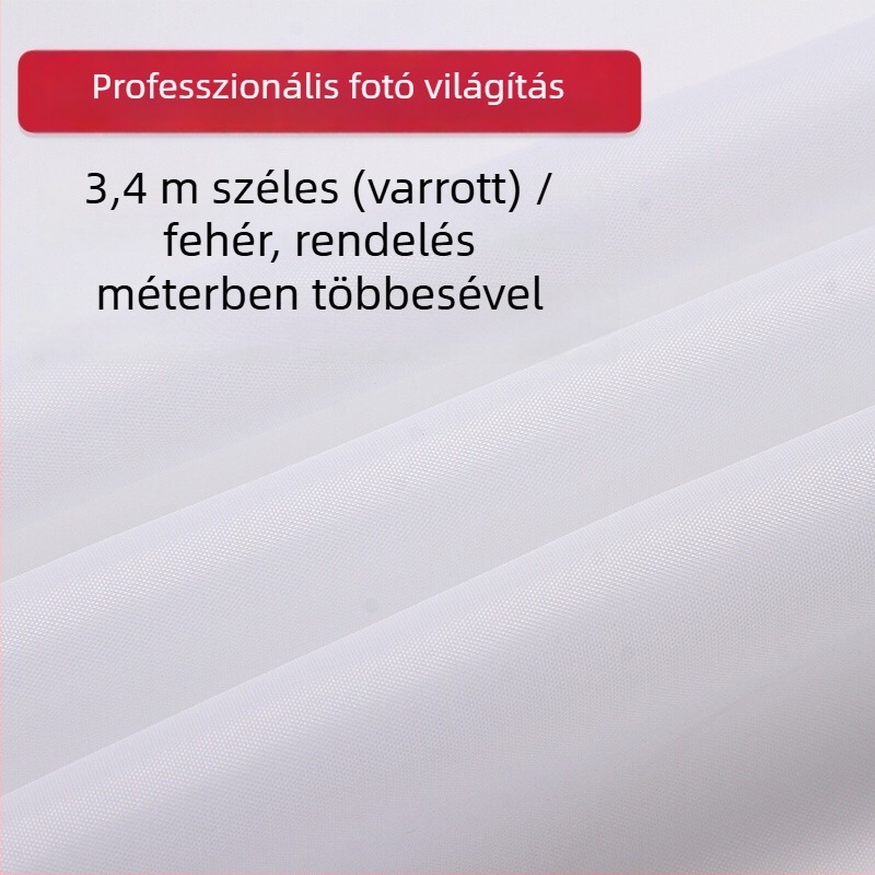 Fényképészeti hátfal poliészterből – diffúziós fényt adó anyag stúdióhoz, világítást átengedő