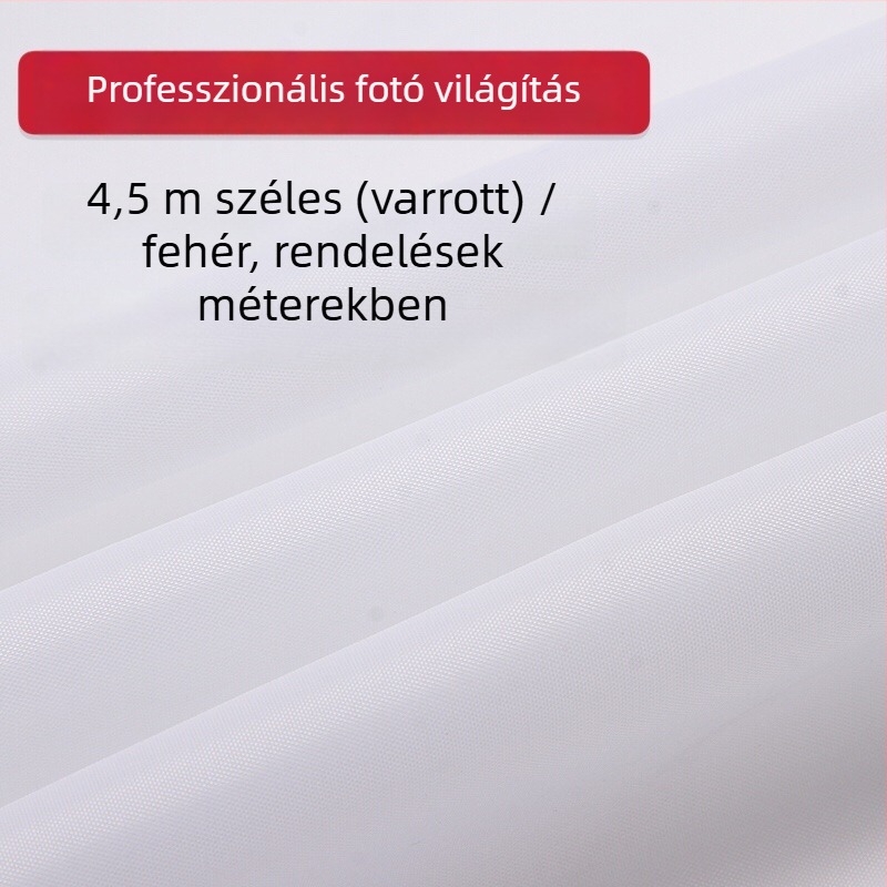 Fényképészeti hátfal poliészterből – diffúziós fényt adó anyag stúdióhoz, világítást átengedő