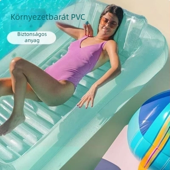 ZJ PVC felfújható úszó napozóágy, összecsukható, magáncímke elérhető