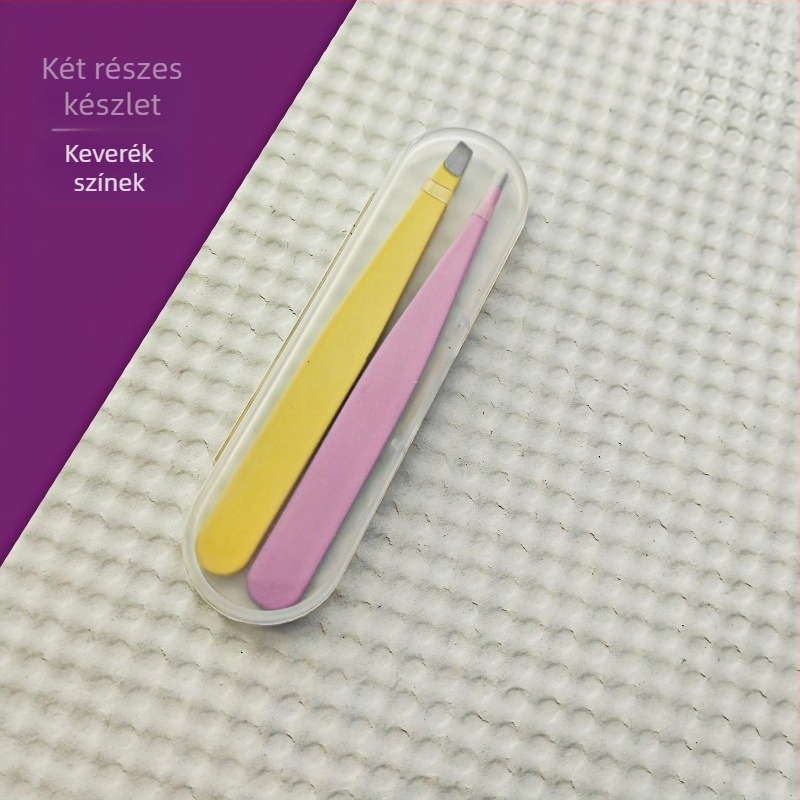 Szemöldökcsipesz és csipesz készlet rozsdamentes acélból — származás: Yangjiang; Márka: Other; Importált: Nem