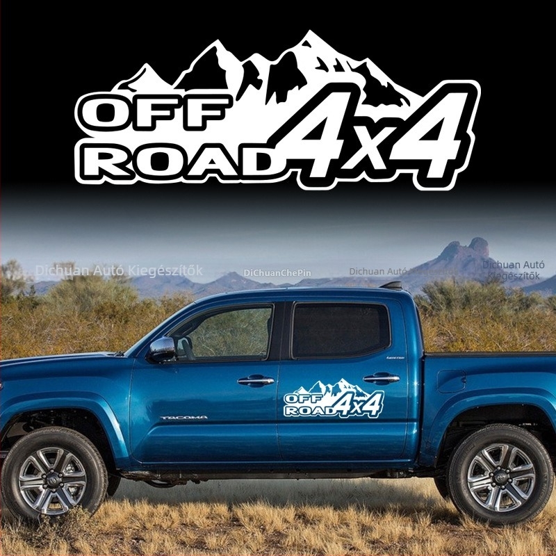 Off-road jármű karosszéria matricája – Geometriai minta, anyag: matricák, felhelyezés: ragasztó típus, márka Kasusi