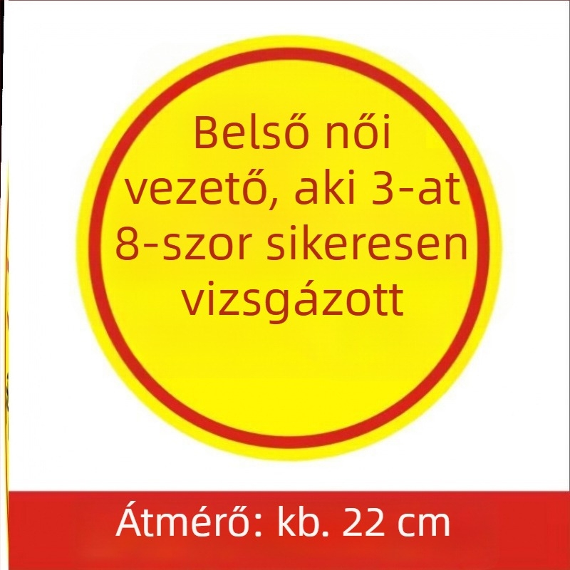 Heni Reflektív figyelmeztető matrica, Cartoon mintával, szívófej telepítés, nőknek