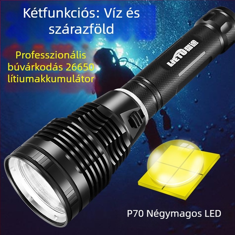 Búvárvilágítás - Alumíniumötvözet - Márka Hunting