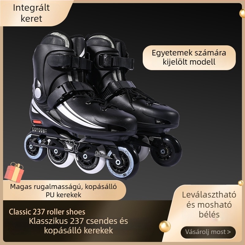 Görkorcsolya BKUBA/cool, uniszex, PVC felső rész, PU kerekek, egy sor kerekek