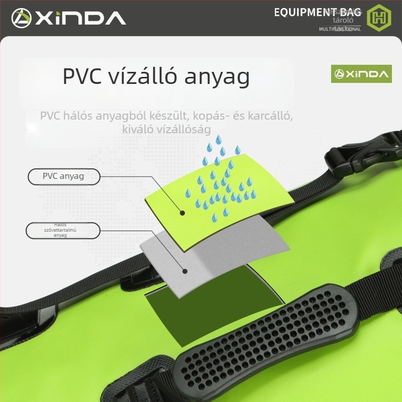Xinda H Series Kültéri Hátizsák, vízálló, ideális folyómenti túrákhoz és barlangászatokhoz, mentés, túrázás és hegymászás – nagy kapacitású