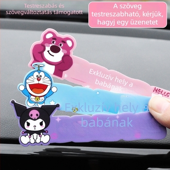 Bosivpwssy akril autóülés matrica – elülső üléshez, rajzfilm mintázat, öntapadós, termékkód Mini 3d special stand