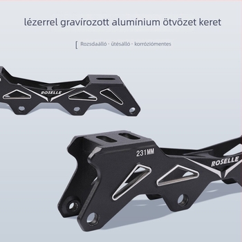 Uniszex jég- és görkorcsolya cserélhető alumínium pengékkel