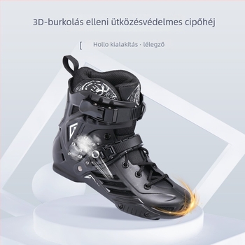 Uniszex jég- és görkorcsolya cserélhető alumínium pengékkel