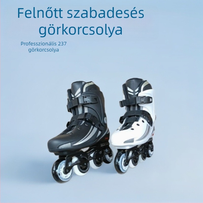 BKU237 görkorcsolya a Leopard cool bku márkától, PP felső rész, PP talp, egy soros kerekek