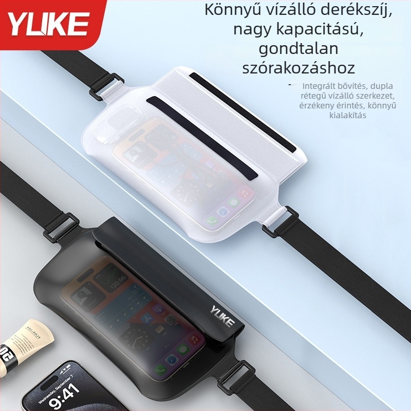 Feather vízálló telefontáska kültéri használatra – TPU anyag, egyszerű dizájn, minden korosztálynak, uniszex