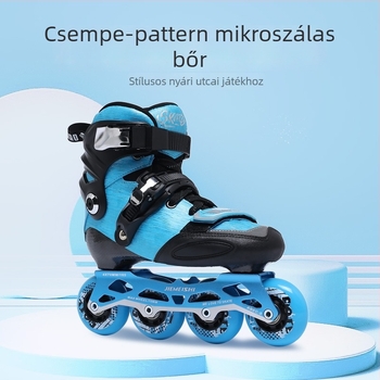 Roselle szénszálas gyerek görkorcsolya, PU kerekek, egysoros felépítés