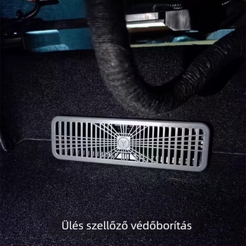 Hátsó légáramló burkolat Tesla Model Y / Model 3 (új változat) – ABS, belső kiegészítők, logó nyomtatás nélkül