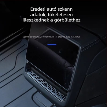 Hátsó légáramló burkolat Tesla Model Y / Model 3 (új változat) – ABS, belső kiegészítők, logó nyomtatás nélkül
