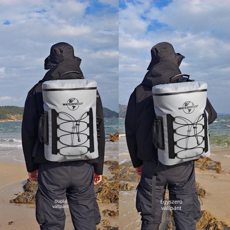 Kültéri vízálló hátizsák, 25L, PVC, XIBO, Uniszex