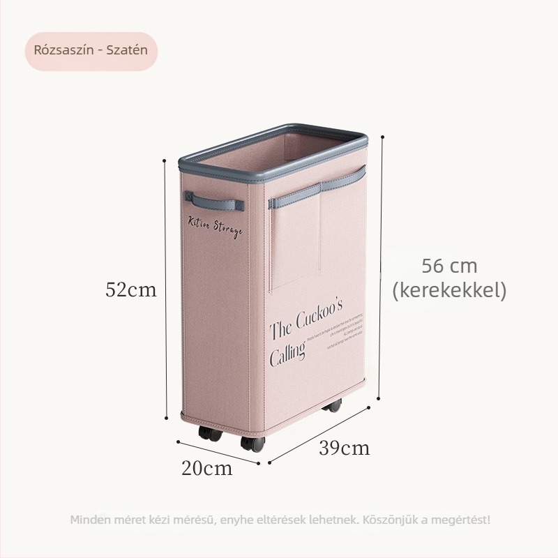 Görgős jóga matrac tároló – összecsukható textil tároló, 40–50 L, modell G16, hordozható