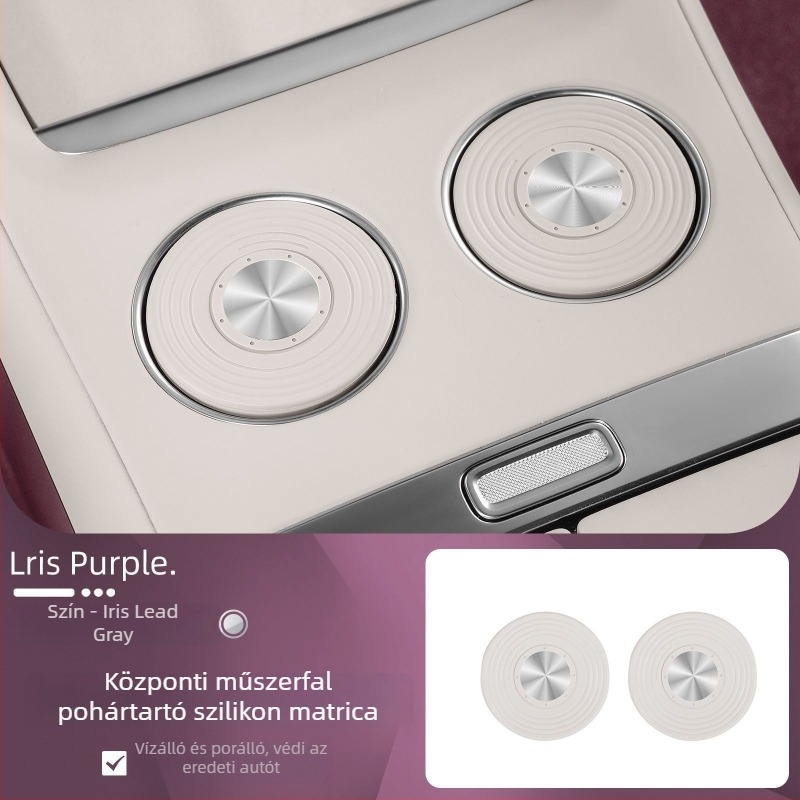 Nothing szilikon belső autópad Xiaomi Yu7 vezeték nélküli töltéshez, csúszásmentes tároló és pohár alátét, modell YU7