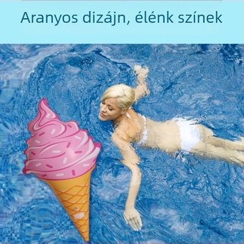 Felfújható fagylalt játék medencéhez, felfújható úszó deszka, úszógumi és PVC kiegészítők