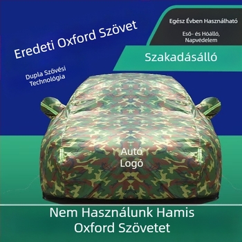Oxford anyagú autóvédő takaró, vastított a napvédelme és a hőszigetelés érdekében, teljes lefedés, 300D Oxford anyag, sedan és SUV modellekhez