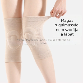 Vékony, csúszásmentes térdvédő tánchoz, láthatatlan szilikon párnázással korcsolázáshoz