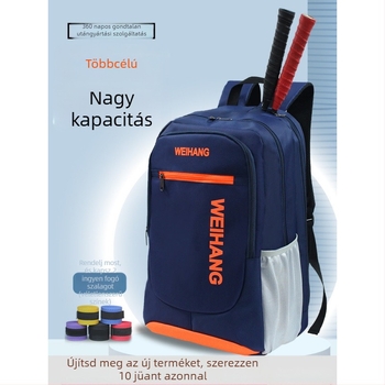 Badminton/tenisz táska, vízálló, többfunkciós, uniszex, nagy kapacitás
