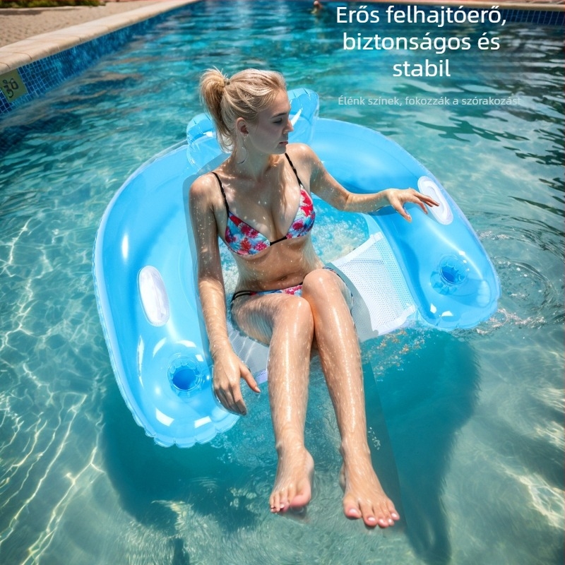 Felfújható úszóágy és szék – Összecsukható vízhez való pihenő felnőtteknek (Brand: Huaiyu; Material: Environmentally friendly PVC; Product category: Water roller, Buoy, Other)