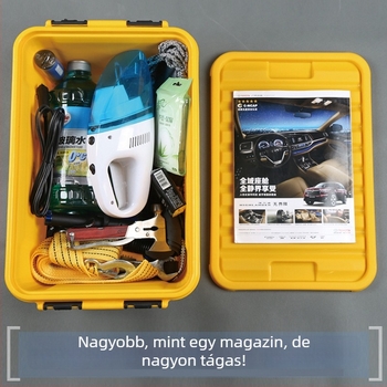 Resistant műanyag csomagtartó tároló doboz, vízálló és nyomásálló, testre szabható logóval, univerzális autó tároló doboz