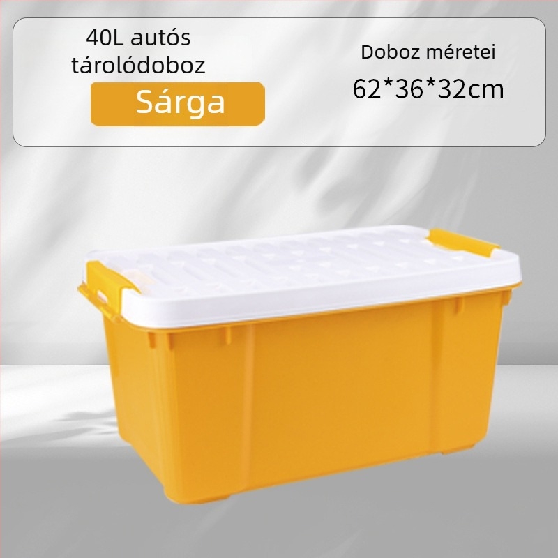Resistant műanyag csomagtartó tároló doboz, vízálló és nyomásálló, testre szabható logóval, univerzális autó tároló doboz
