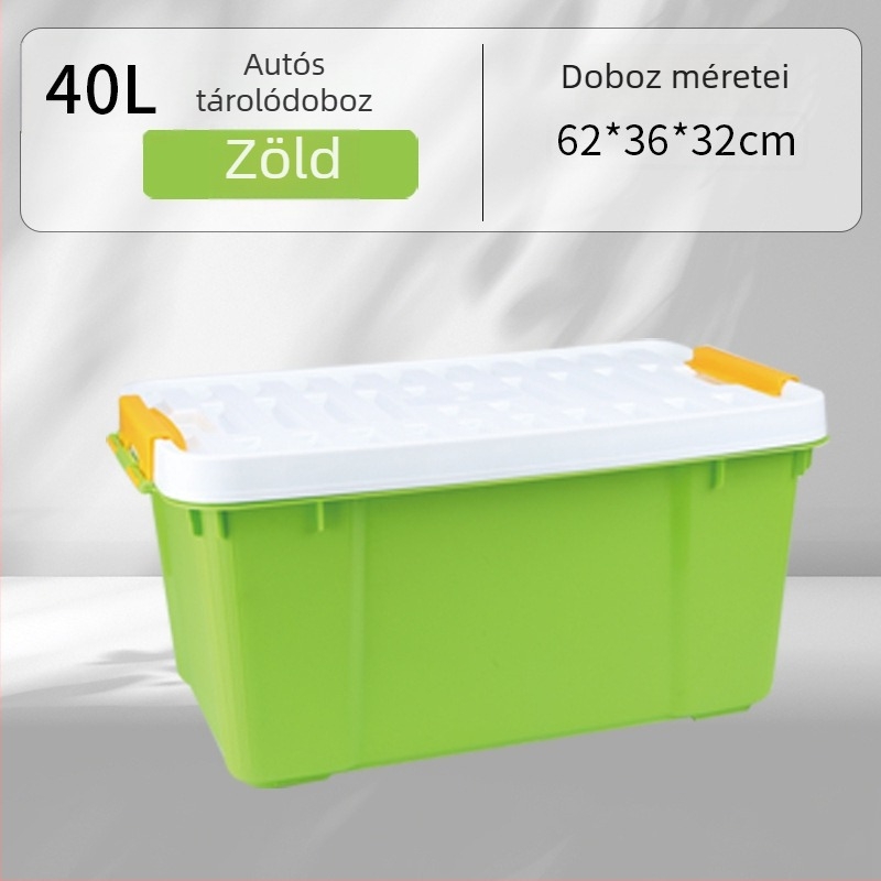 Resistant műanyag csomagtartó tároló doboz, vízálló és nyomásálló, testre szabható logóval, univerzális autó tároló doboz