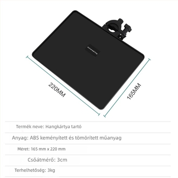 Állítható telefon-tartó tálcával élő közvetítéshez, műanyag hordozható tárolóállvány