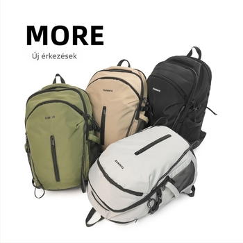 Nylon sport hátizsák, vízálló, uniszex, ívelt vállpánttal, túrázáshoz