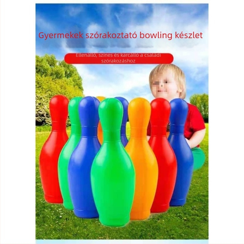 Gyerekek bowling játék készlet - beltéri és kültéri használat; játék szülő-gyermek között; (Product category: Board supplies; Brand: Other; Category: Bowling accessories; Material: Other)