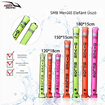 Egyoldalas nyomtatású biztonsági bója, nylon 210d, felfújás/leeresztő szelep