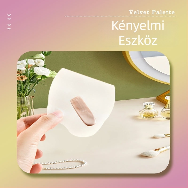 Egyszer használatos sminkpaletta lapok próbatételhez, formátlan alak, 100 lap, Excellent márka
