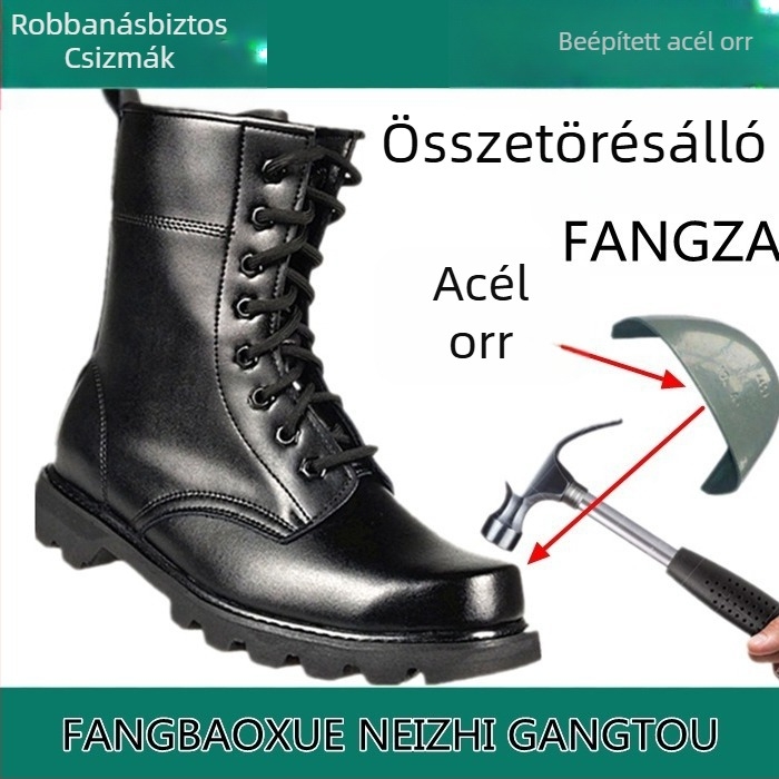 Dedicated vízálló kültéri bakancs, uniszex felnőtteknek, katonai stílus