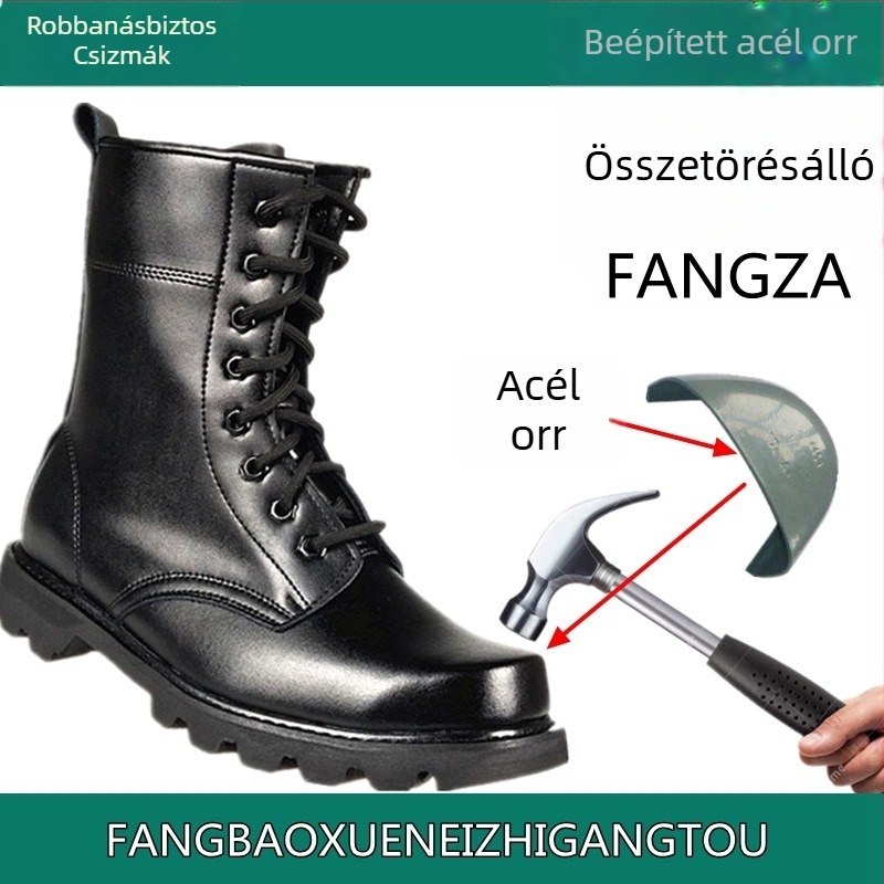 Dedicated vízálló kültéri bakancs, uniszex felnőtteknek, katonai stílus