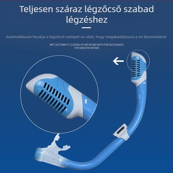 Gyerekeknek szilikonból készült búvár szemüveg teljesen száraz snorkel készlettel