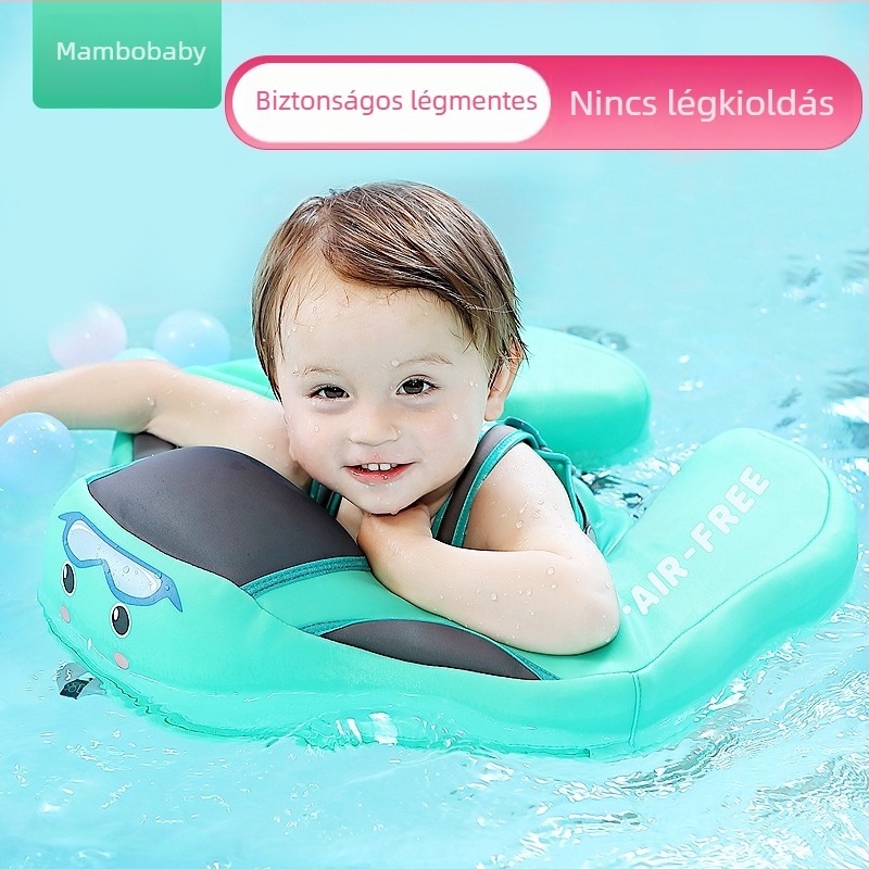Mambobaby baba úszógyűrű felfújás nélkül – hason vagy háton fekvéshez, medencéhez