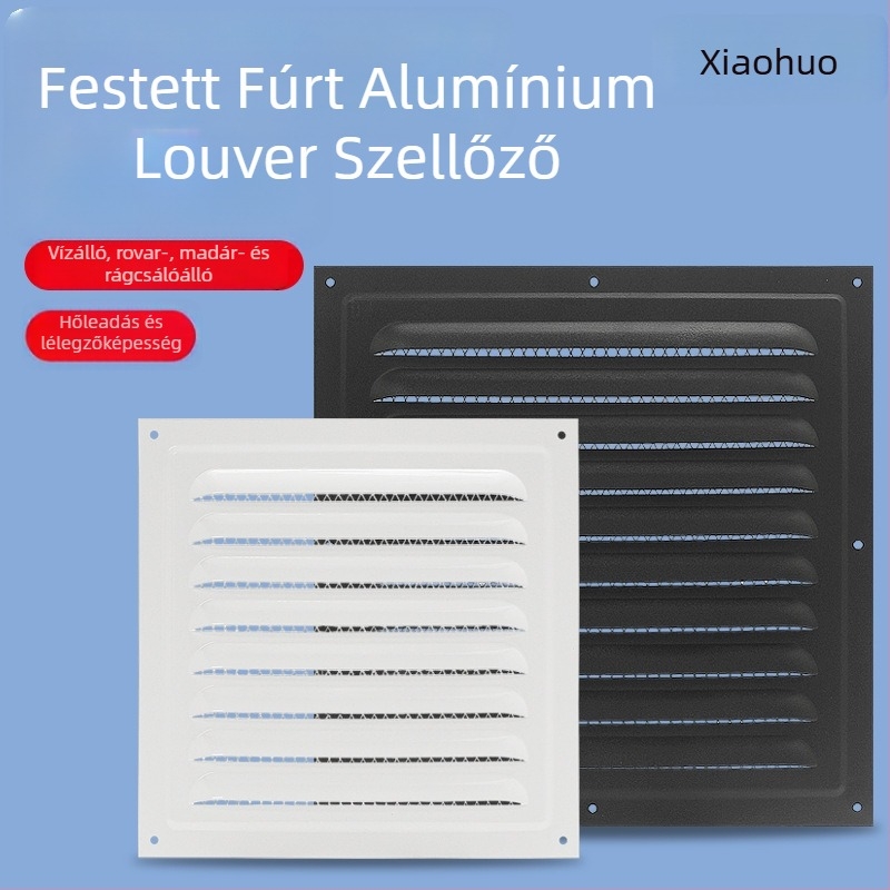 Légcsatorna szellőzőrács fedél, galvanizált vasból, Xiaohe márka, modern minimalist stílus