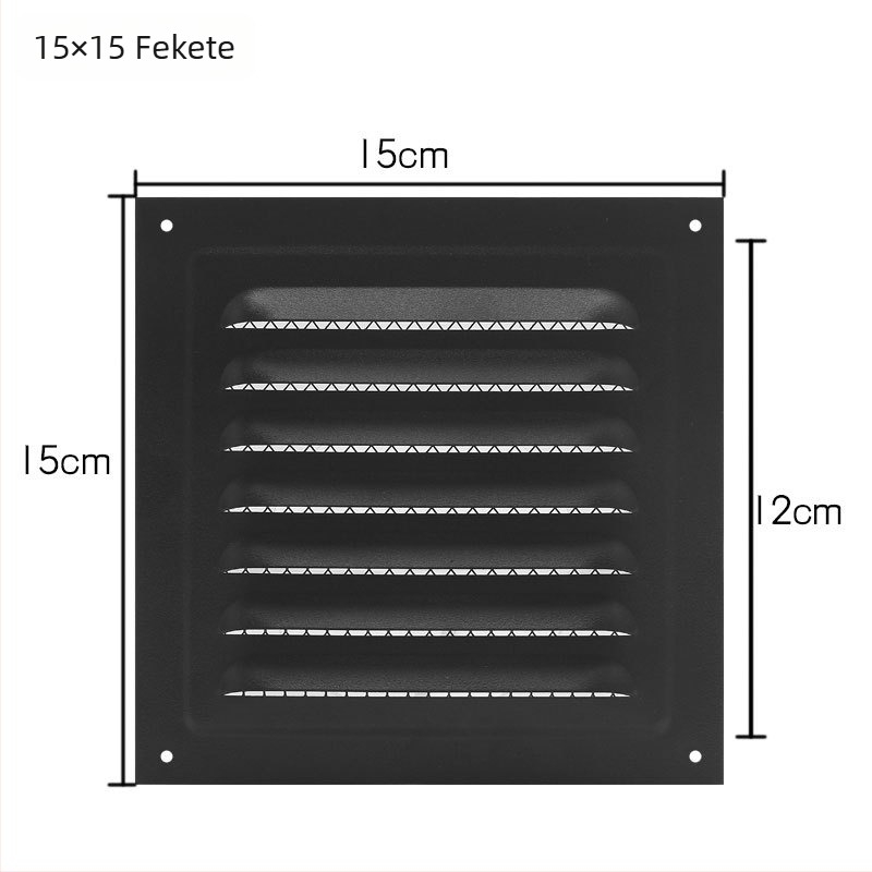 Légcsatorna szellőzőrács fedél, galvanizált vasból, Xiaohe márka, modern minimalist stílus