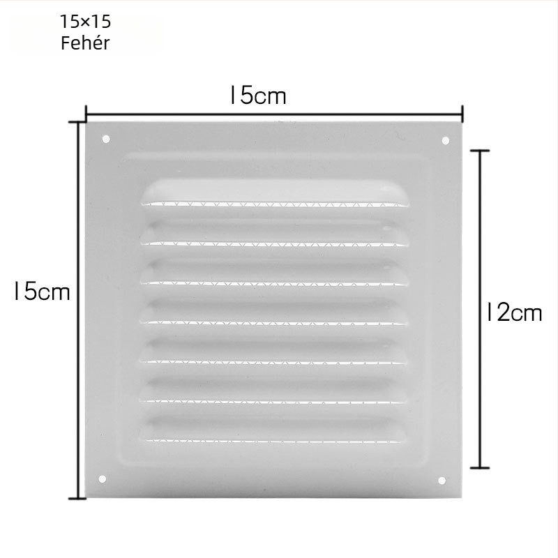 Légcsatorna szellőzőrács fedél, galvanizált vasból, Xiaohe márka, modern minimalist stílus